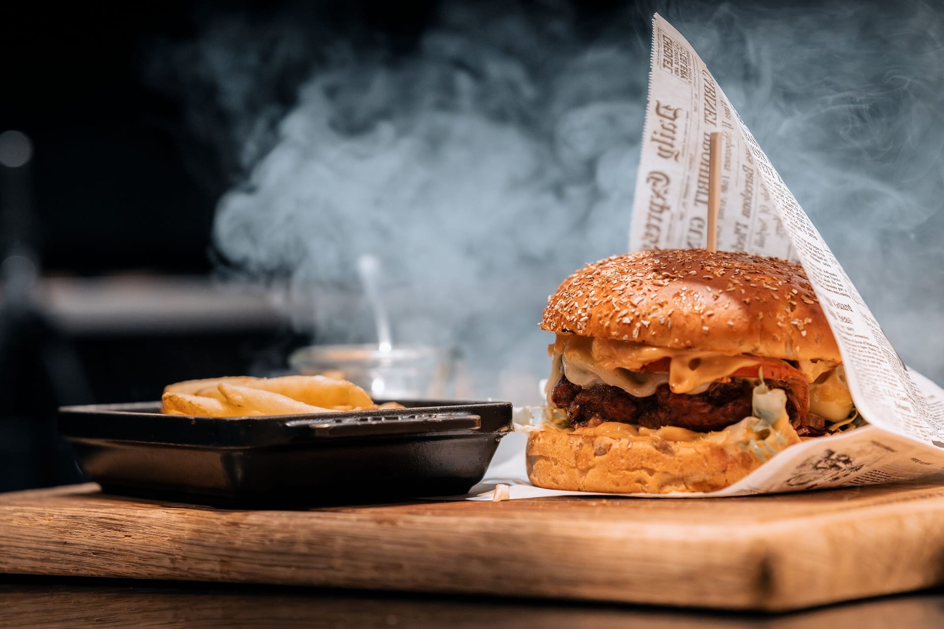 Burger vom Grill
